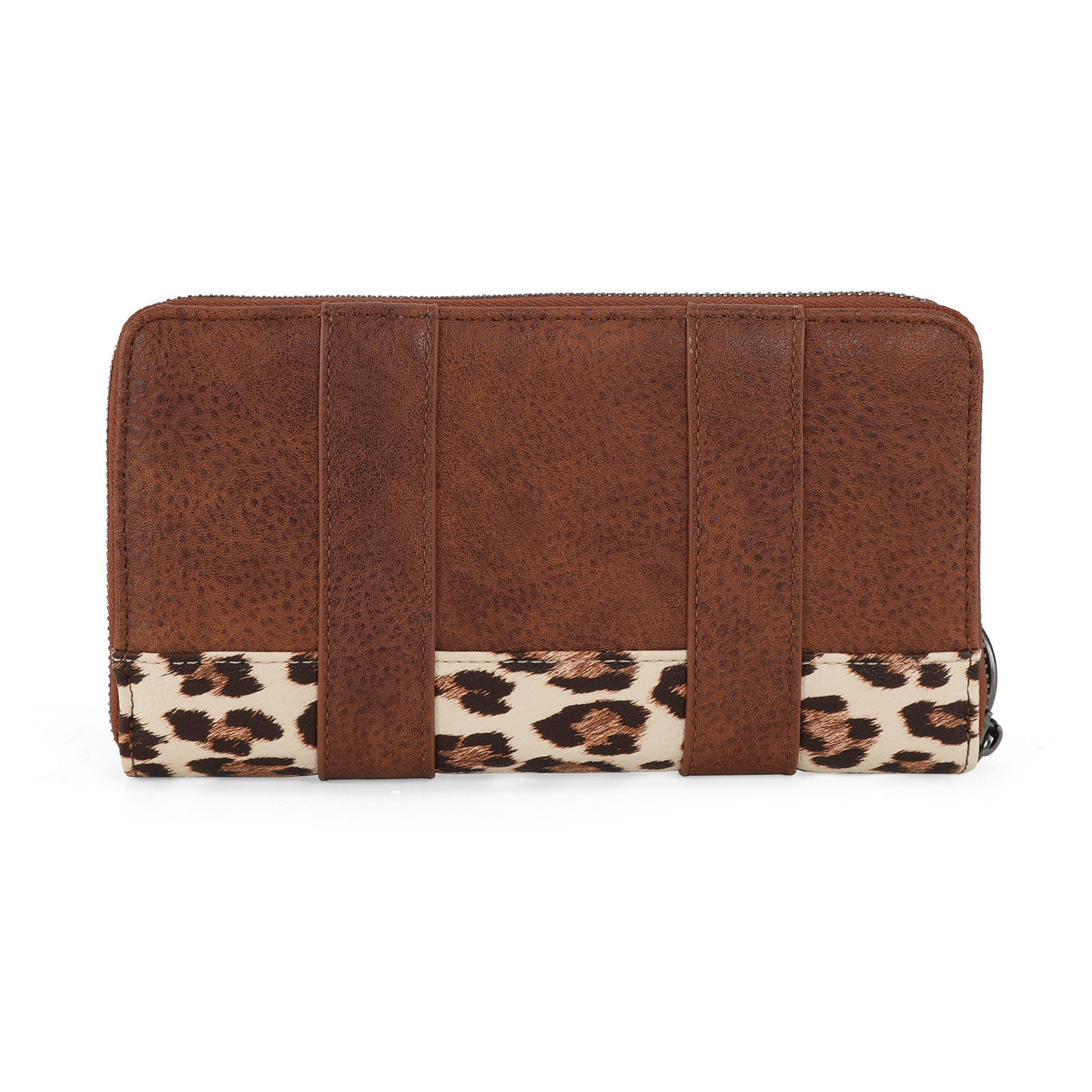Wrangler Leopard Brown Print Wallet-WG102-W006LP-BR