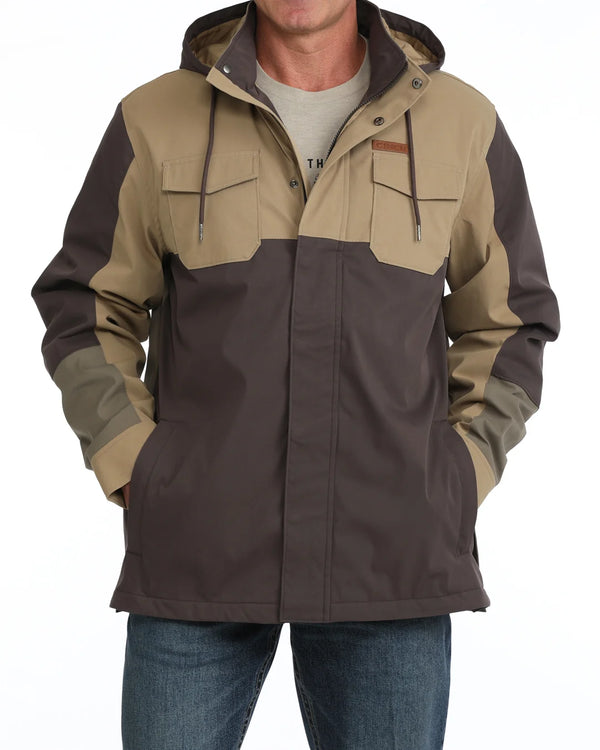 Cinch Men's Tan/Brown Twill Chore Jacket - MWJ1953001