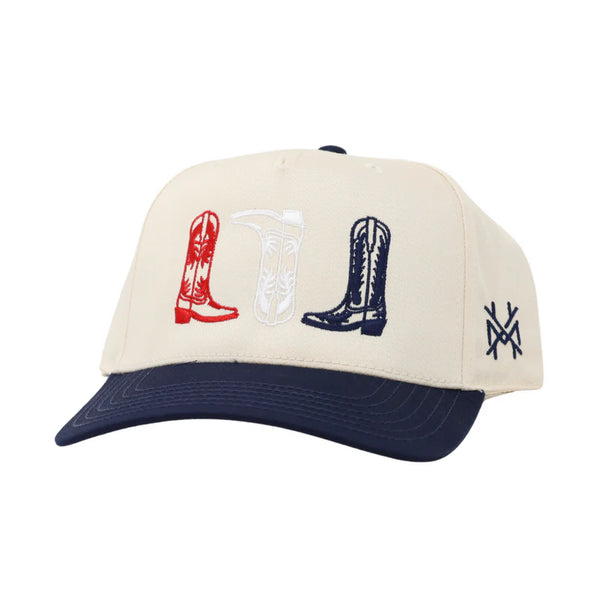 Mad Hatter Co. Boot Curved Bill - Navy/Otto - BOOT