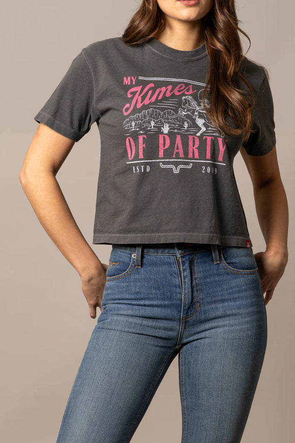 Kimes Ranch Ladies "My Kimes Of Party" Short Sleeve Tee - Pepper - PartyPepper