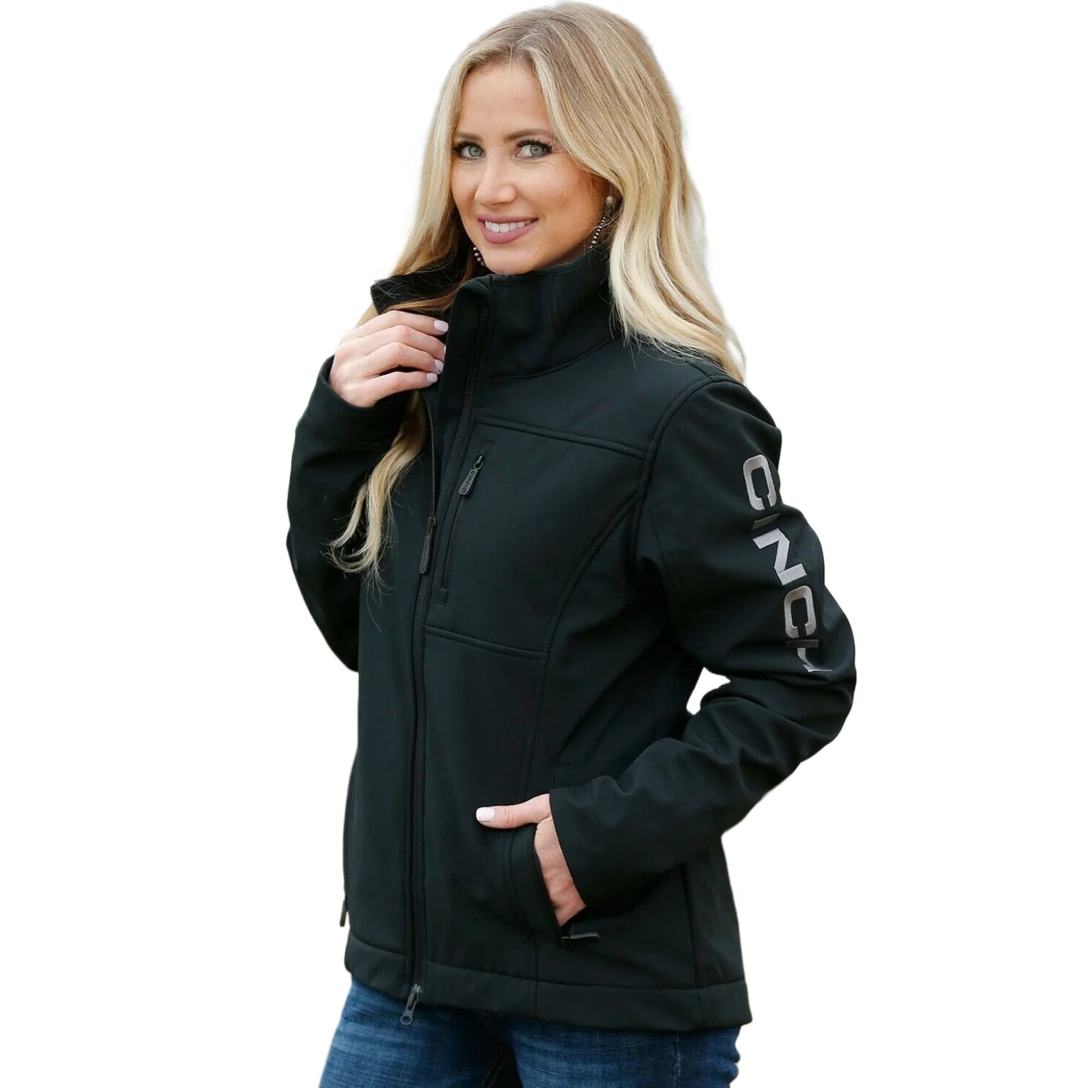 Cinch Ladies Black Concealed Carry Bonded Jacket - MAJ9866002