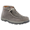 Twisted X Men's Chukka Driving Moc with Grey Elephant Print MXC0017