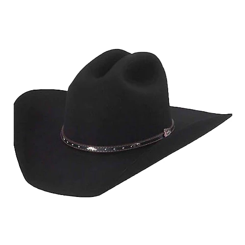 Justin Youth Blackhills Jr 2X Wool Cowboy Hat - Black - JF0242BKJR40