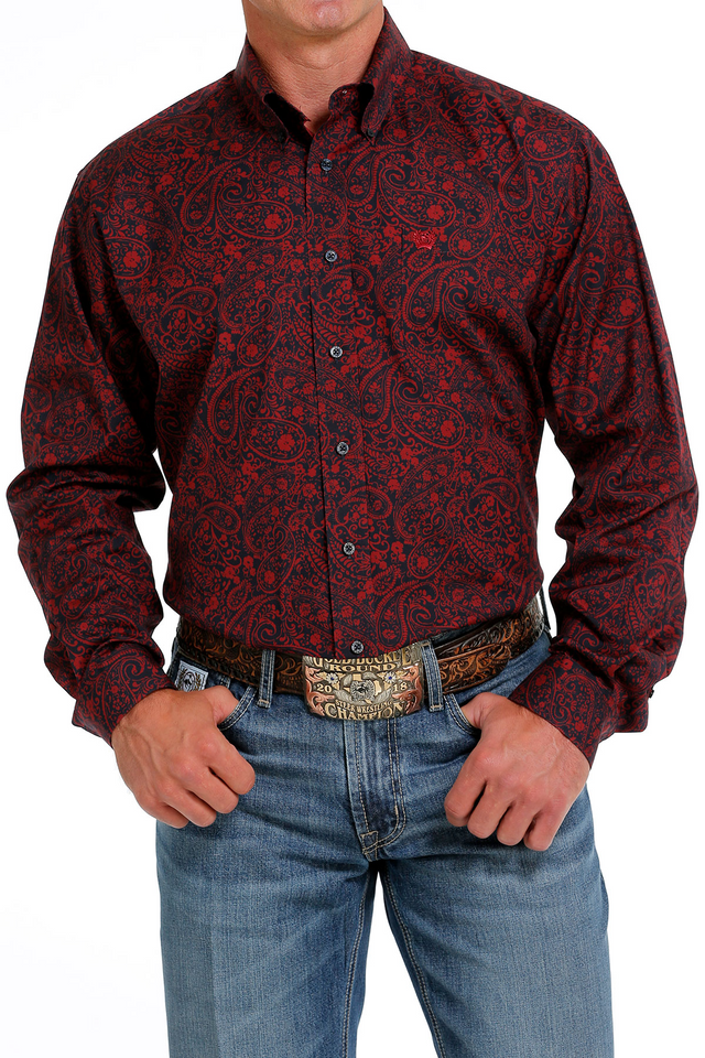 Cinch Men's Long Sleeve Button Down MTW1105626