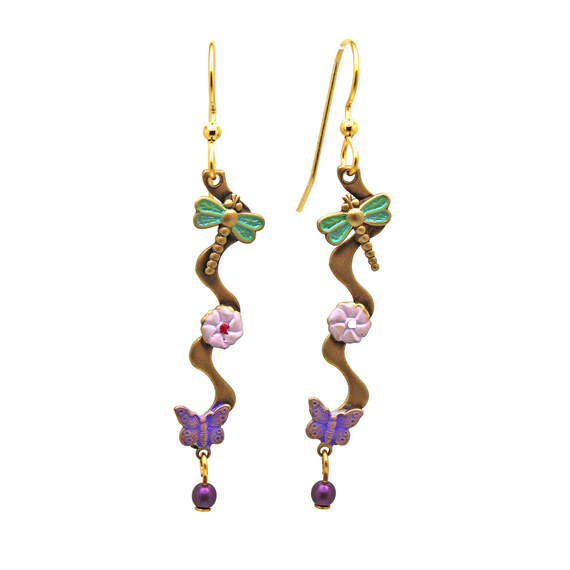Silver Forest Charmed Spring Breezes Drop Earrings-NE-2164