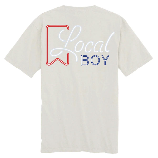 Local Boy Outfitters Neon Ultra Short Sleeve Tee - Silver - L1000662-SIL