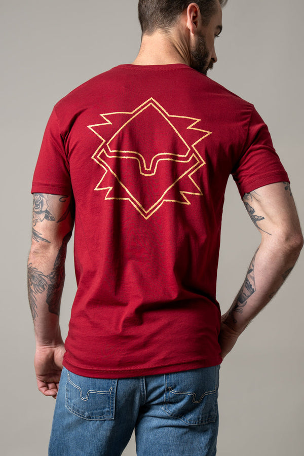 Kimes Ranch Mens Red Cardinal North Star TShirt