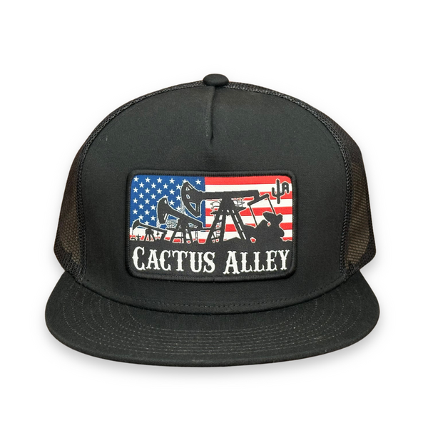 Cactus Alley Hat Co. "Odessa" Black Ball Cap