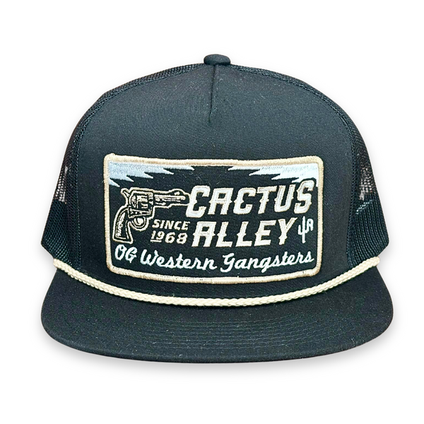 Cactus Alley Hat Co. "OG Gangster" Black Ball Cap