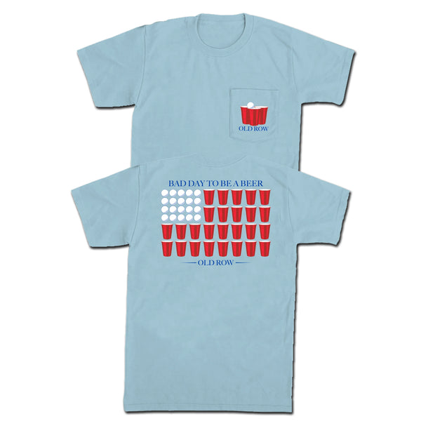 OLD ROW THE BDTBAB PONG USA POCKET TEE