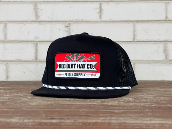 Red Dirt Feedin’ Time Flat Bill Hat - RDHC-583