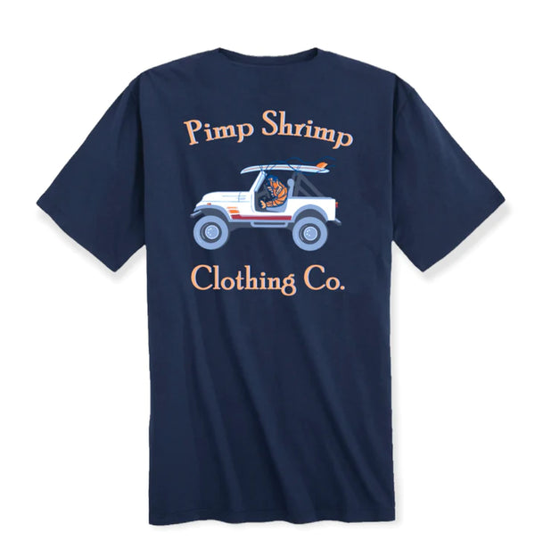 Pimp Shrimp Off-Road T-Shirt Navy