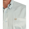 Cinch Men's Light Blue Striped Button Down MTW1106153