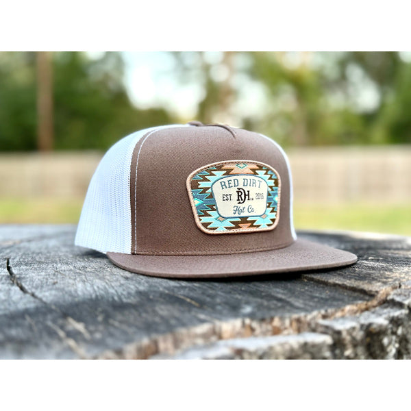 Red Dirt Aztec Jango Flat Bill Hat - RDHC-458