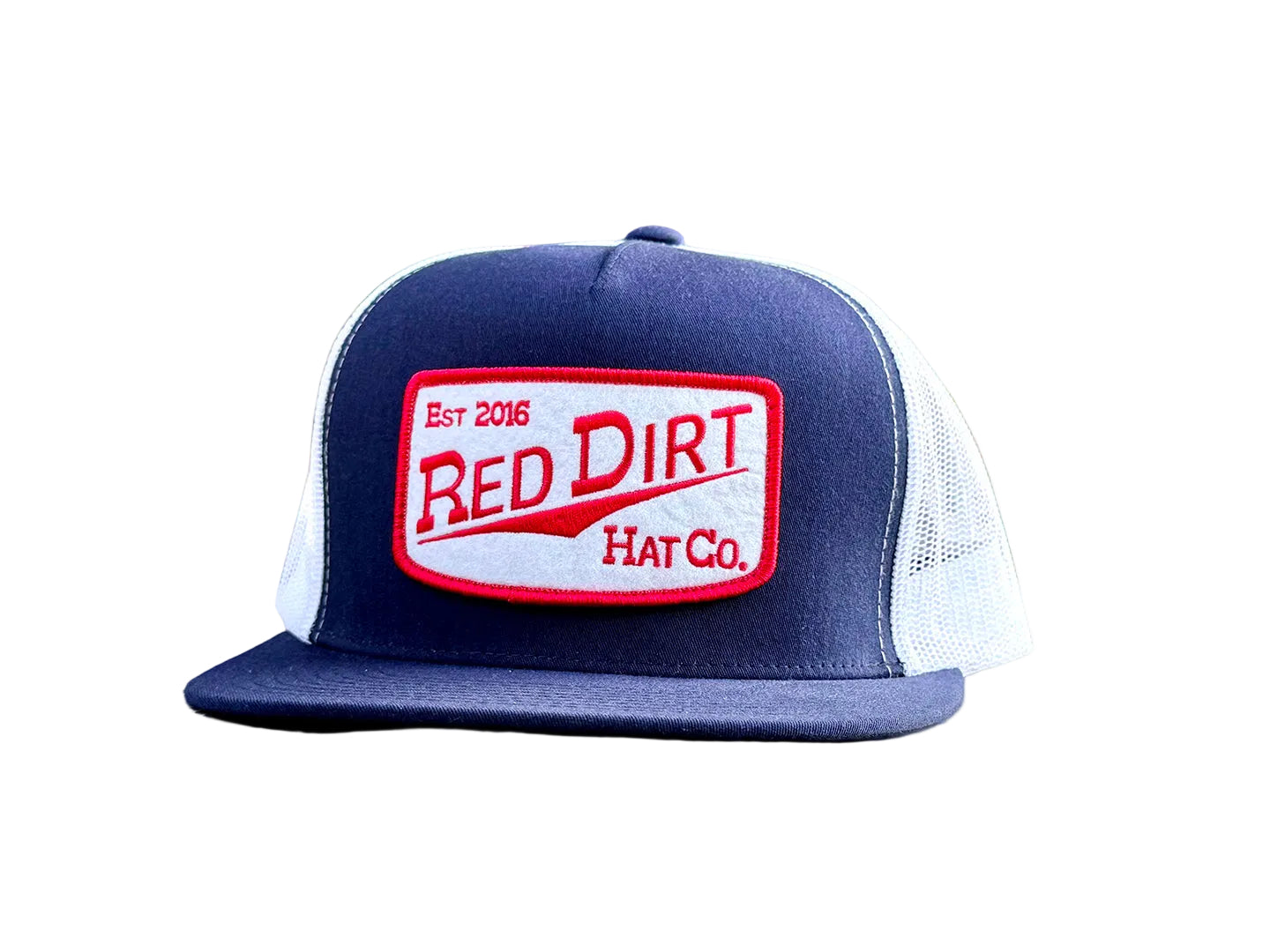 Red Dirt Fillin' Station Navy and White 5 Panel - RDHC-574