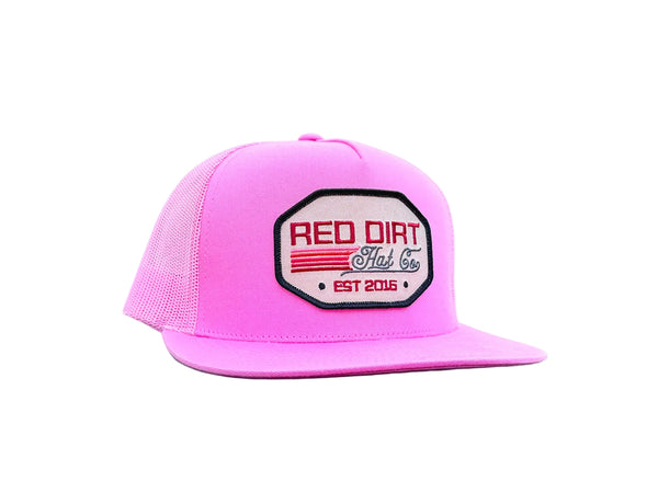 Red Dirt Sundown Pink 5 Panel Flat Bill Hat - RDHC-581