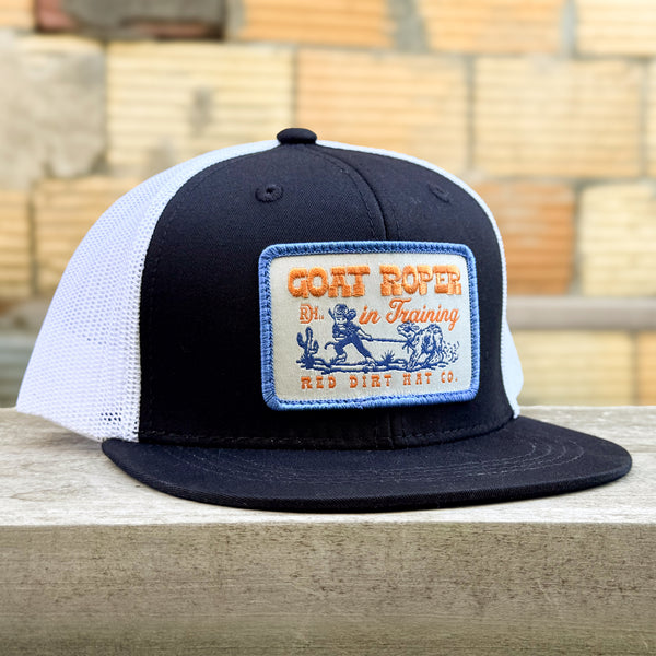 Red Dirt Goat Roper Youth Flat Bill Hat - RDHCY-27