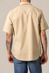 Kimes Ranch Mens Rio Light Khaki Short Sleeve Shirt-RioKhaki