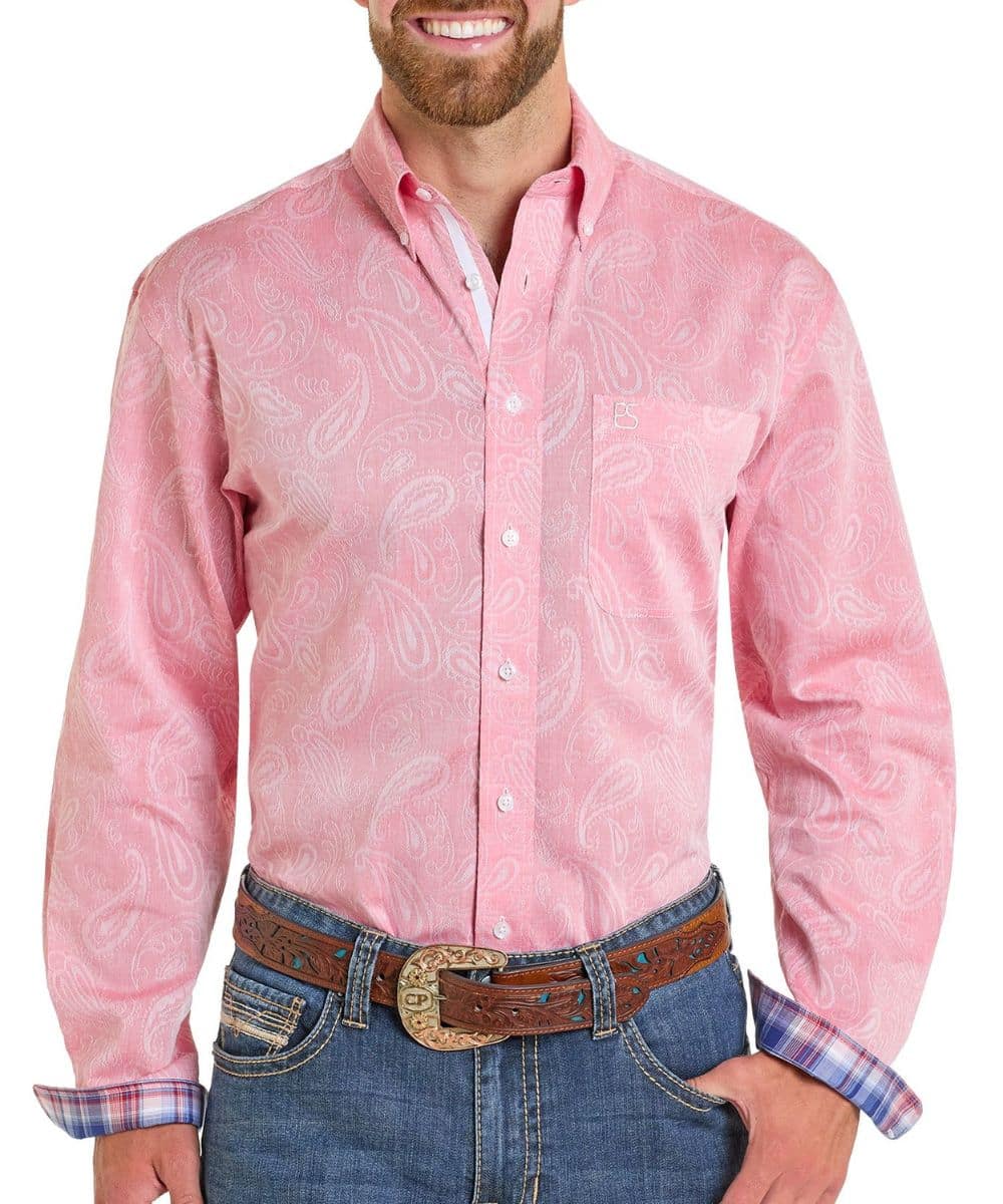 Panhandle Slim Men's Rough Stock Button Down Shirt - RMB2S06527