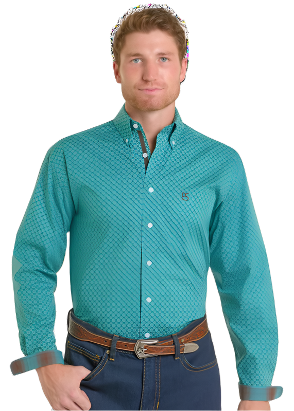 PanHandle Slim Men's Long Sleeve Button -RMB2S07107