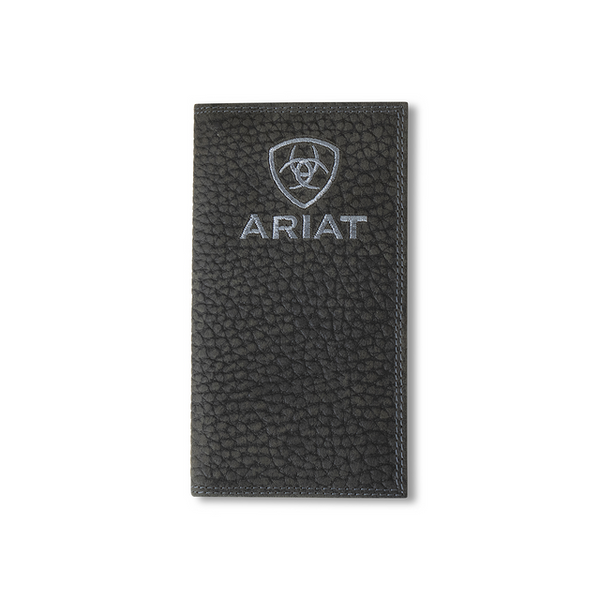 Ariat Rodeo Bullhide Black Embroidered Wallet A3556201