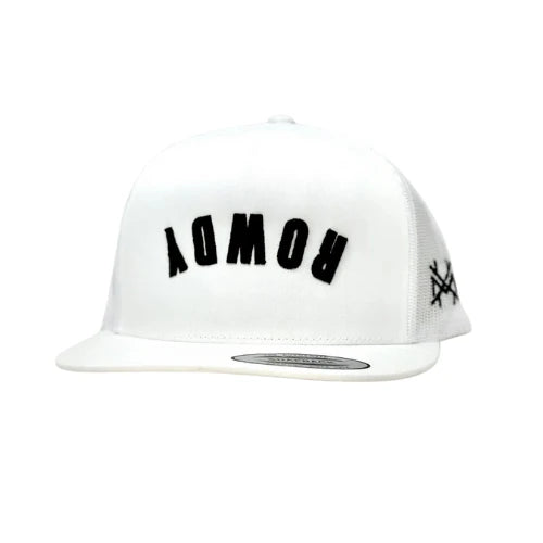 Mad Hatter Co. ROWDY Trucker Hat - White - MHCROWDY