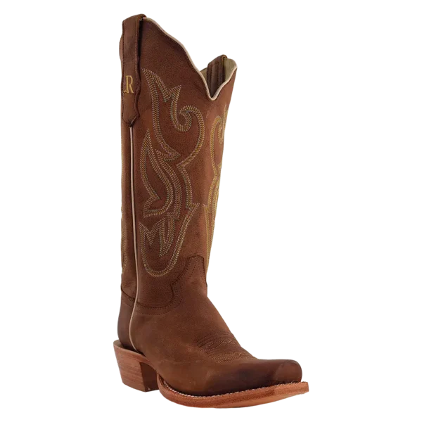 Ladies Cowhide Narrow Square 13″ - Carmel Brown - RWL8315