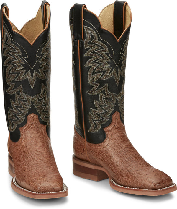 Justin Ladies Ralston Smooth Ostrich Western Boots JE701