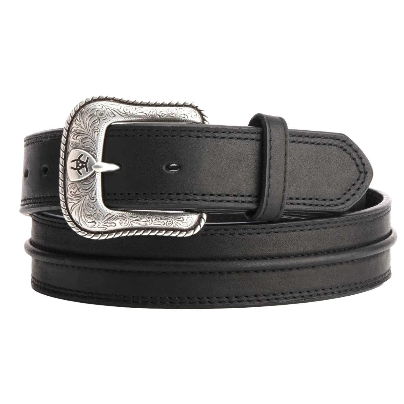 Ariat Men's Center Bump Belt - Black - A1019401