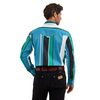 Wrangler Men's Vintage Inspired Blue Muti Stripe Snap Shirt-112368191