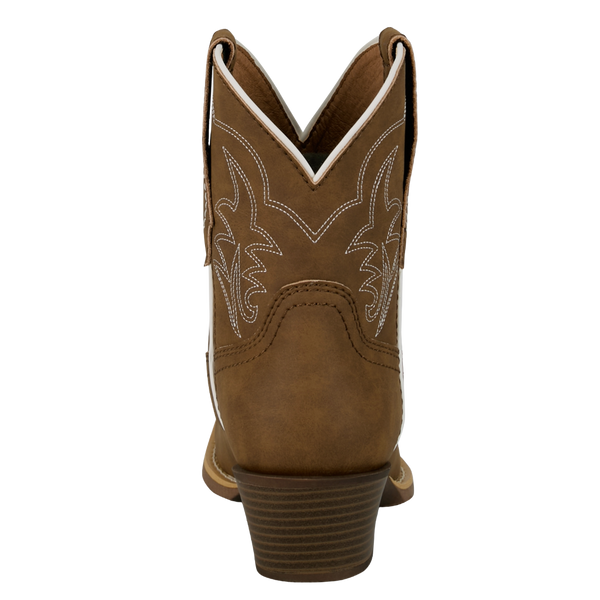 Justin Ladies Dee Brown Cowhide Leather Western Bootie  - GY9511