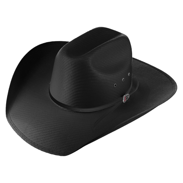 Justin Kids Black Shaver Jr Cowboy Hat-JUS12711