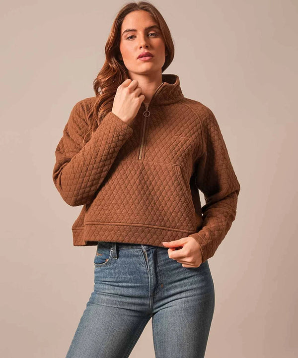 Kimes Ranch Ladies Rita Dark Brown Pullover