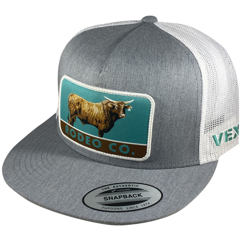 Vexil Rodeo Co. - Brindle - Heather Gray/White Mesh