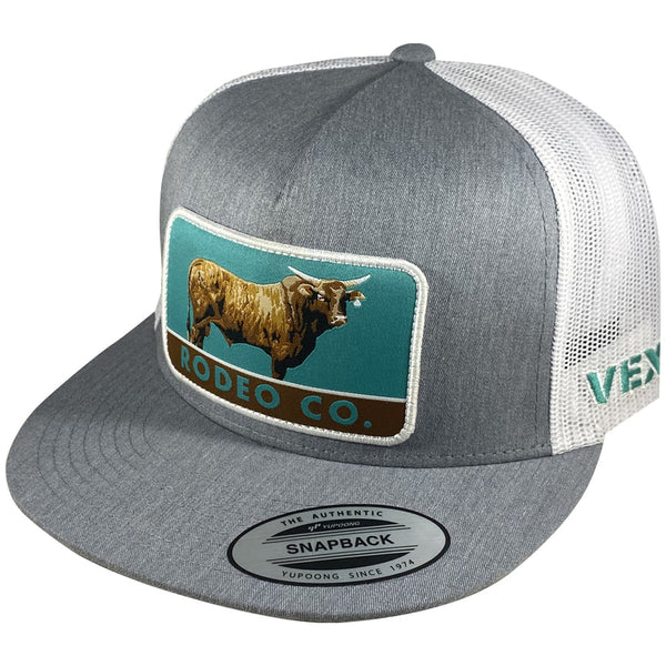 Vexil Rodeo Co. - Brindle - Heather Gray/White Mesh