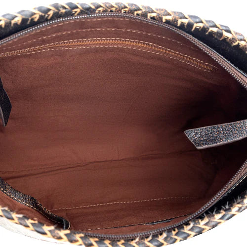 Myra Bag Valley Brook Hand-Tooled Bag In Coal - S-10751