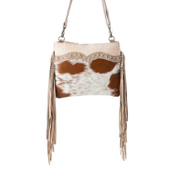 Myra Bag Mesa Rebel Hairon Bag in Spotted Tan - S-11910