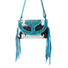 Myra Bag Stonedrop Ridge Crossbody Bag In Teal - S-12257