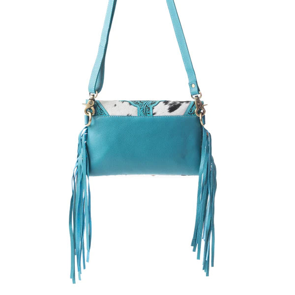 Myra Bag Stonedrop Ridge Crossbody Bag In Teal - S-12257