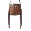 Myra Russet statement Hand-Tooled Bag - S-4705