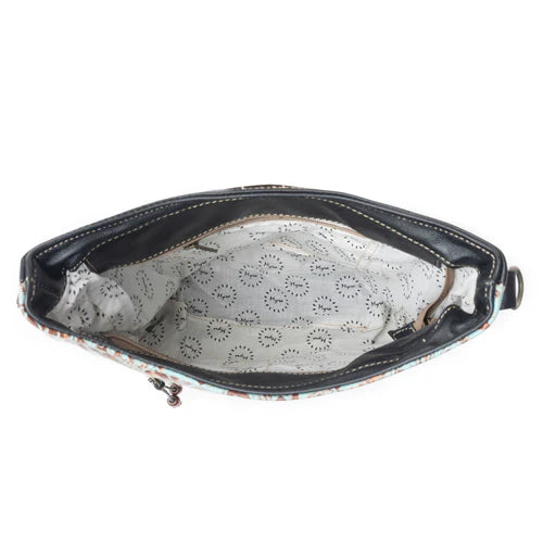 Myra Rustic Tinge Hand-Tooled Bag - S-4715