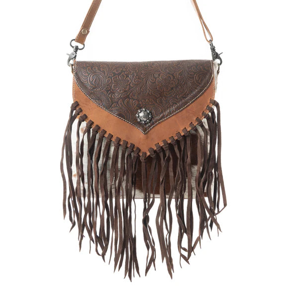 Myra Stereotype Leather & Hairon Bag - S-5744