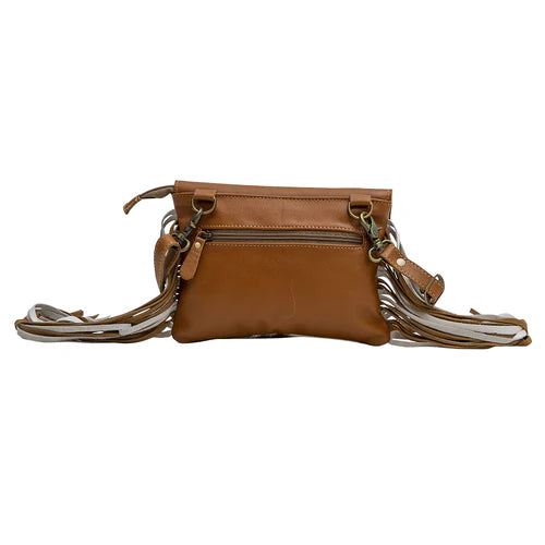 Myra Glossy Moss Hand-Tooled Bag - S-6787