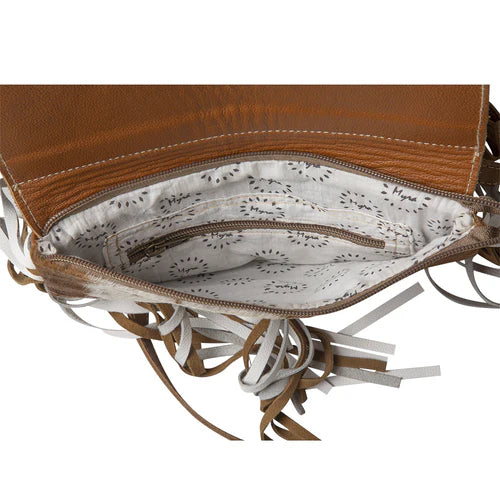 Myra Glossy Moss Hand-Tooled Bag - S-6787