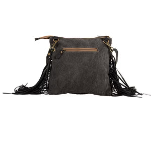 Myra Bag Tumbleweed Trail Fringed Hand-Tooled Bag - S-7869