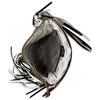 Myra Stratford Trail Fringed Concealed-Carry Bag In Brown & White - S-7950