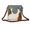 Myra Ridge Morning Glory Hairon Leather Bag - S-8102