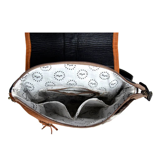 Myra Tyler Ridge Leather Hairon Bag - S-8425