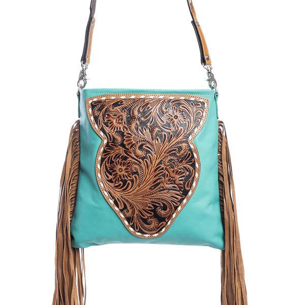 Myra Bag Terra Donna Concealed-Carry Bag in Turquoise - S-9853