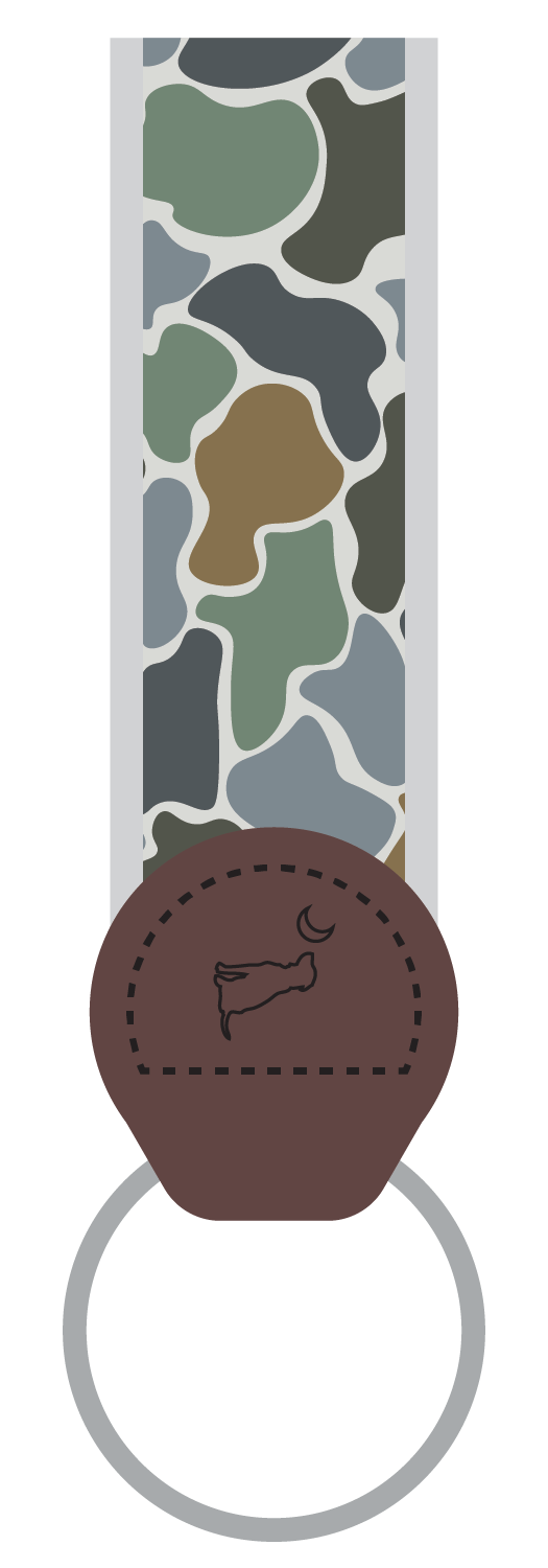 Local Boy Outfitters Keychain - Forest Camo Bluff - L2100009-FCBL